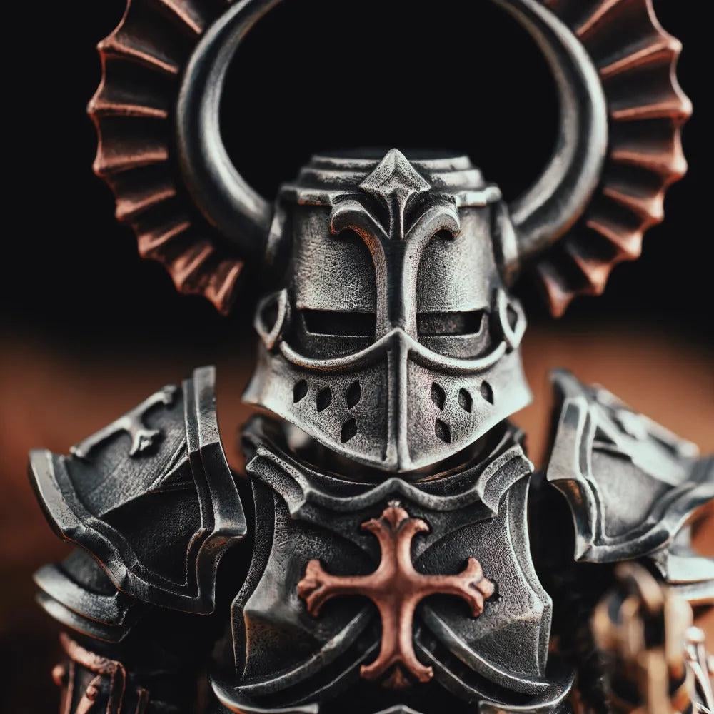 🔥2025 NEW ARRIVAL🔥Medieval Knight Metal Statue (Magnetic Detachable) - stavogue