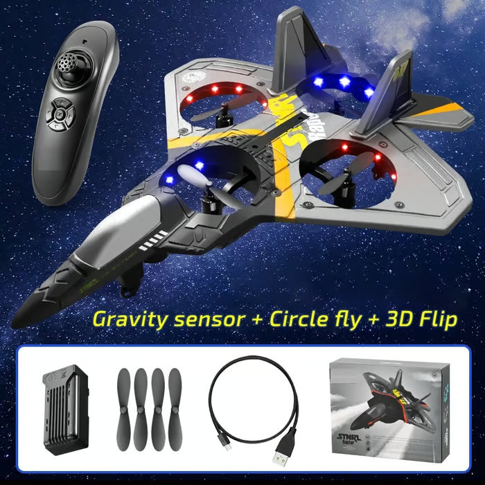 🔥⏰Last Day Promotion🔥V17 Jet Fighter Stunt RC Airplane