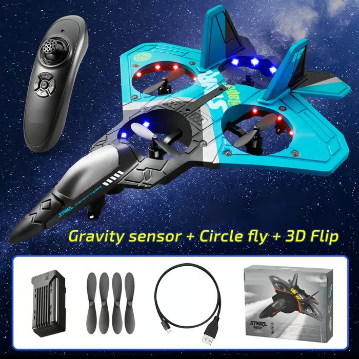 🔥⏰Last Day Promotion🔥V17 Jet Fighter Stunt RC Airplane