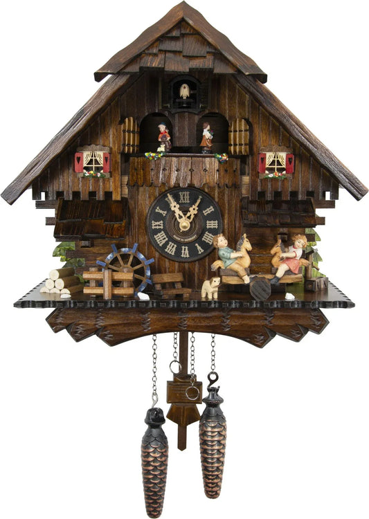 Cuckoo Clock Children's Farm - Quartz Chalet 36cm - Engstler