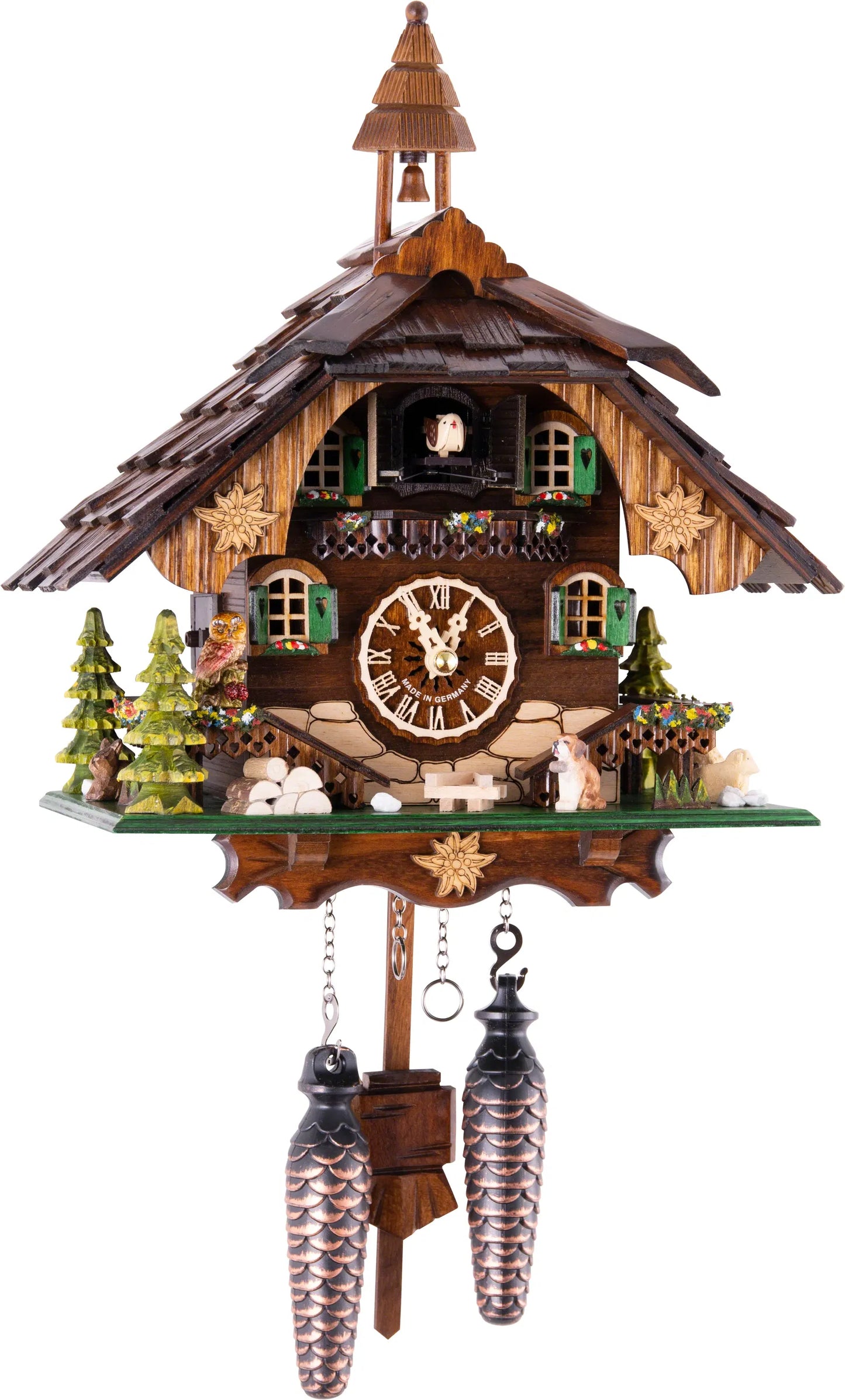 🔥Special Sale 50% OFF🌟Hand Carved-German Black Forest Cuckoo Clock