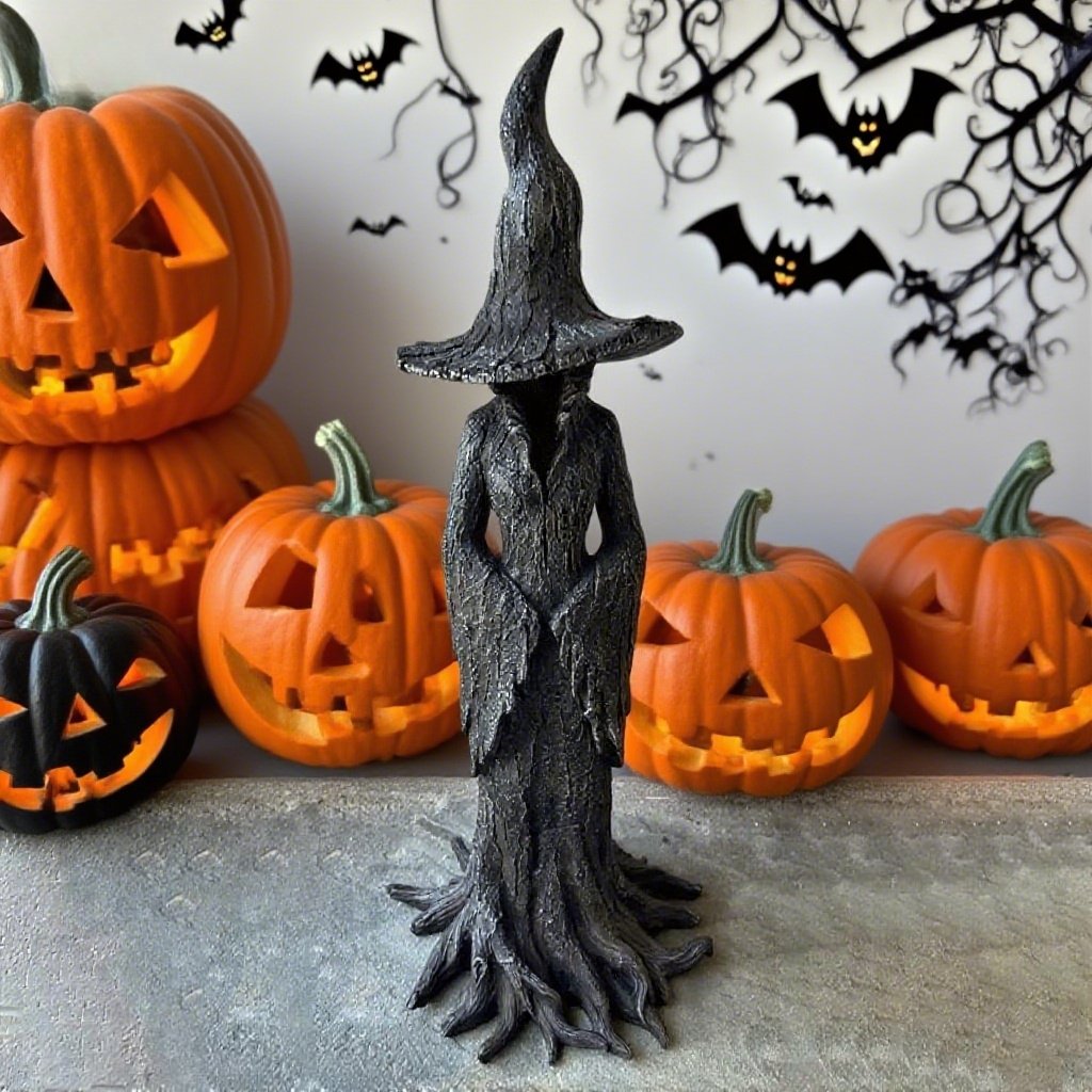 🔥LAST DAY 49% OFF - 🧙♀️💫Hand-Painted Enchanting Witch Statue: The Guardian of Your Home ✨