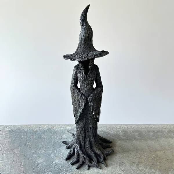 🔥LAST DAY 49% OFF - 🧙♀️💫Hand-Painted Enchanting Witch Statue: The Guardian of Your Home ✨