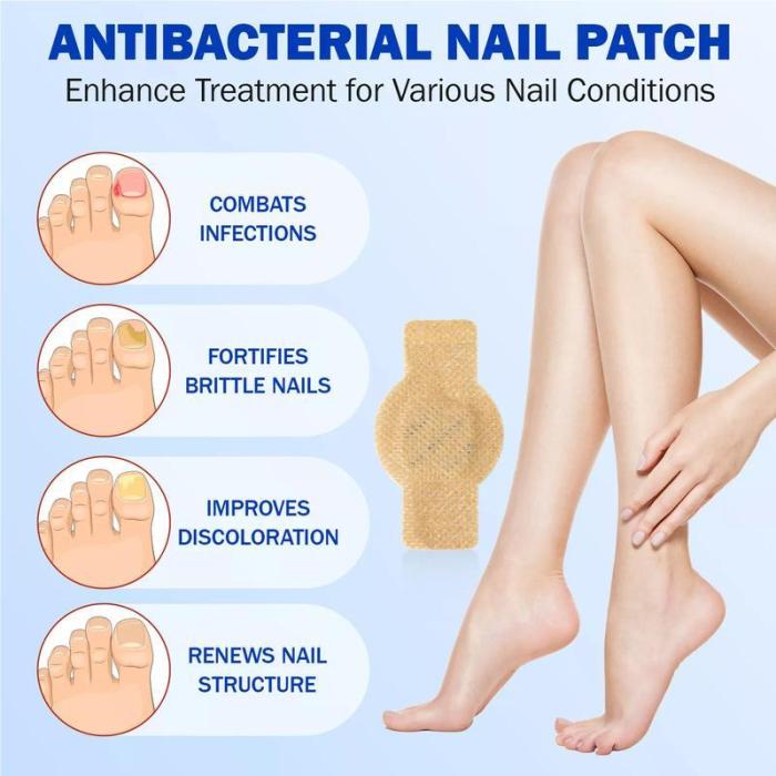 Nail Health Care Patches, Nail Fungus Care Patches, Suitable for Solving Fungal Nails and Other Nail Problems(21 Patches)