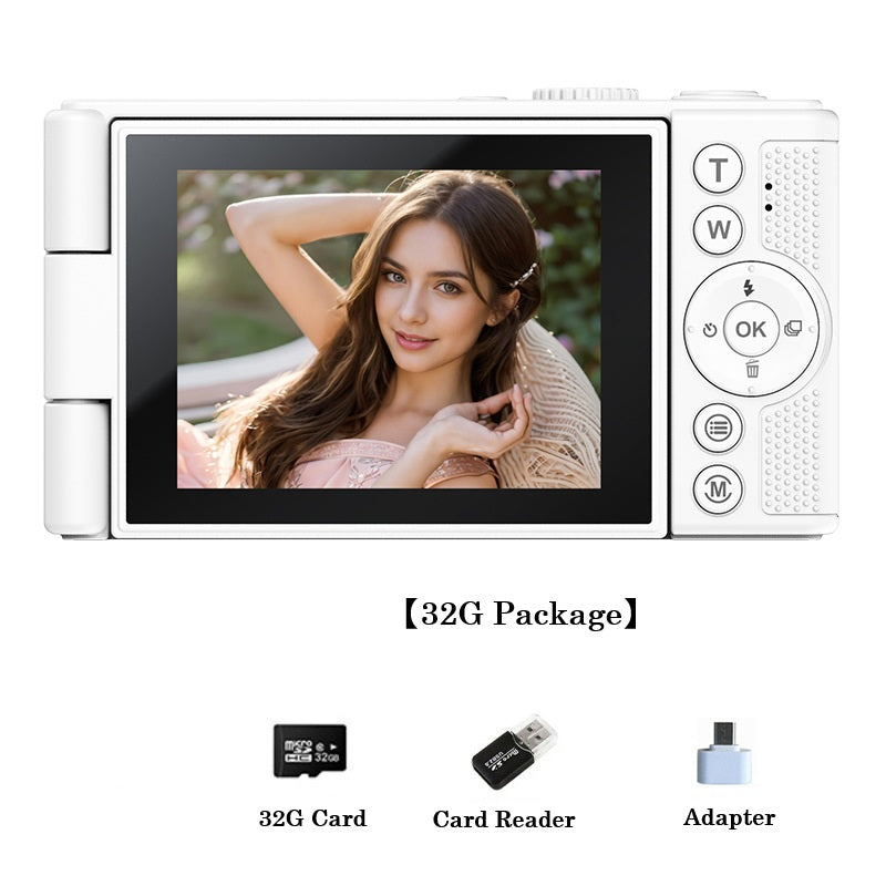 💥Black Friday Sale 50% OFF📸2025 Digital 5k camera ,Portable Retro Camera,180° digital camera with flip screen,18X Digital Zoom vlogging camera