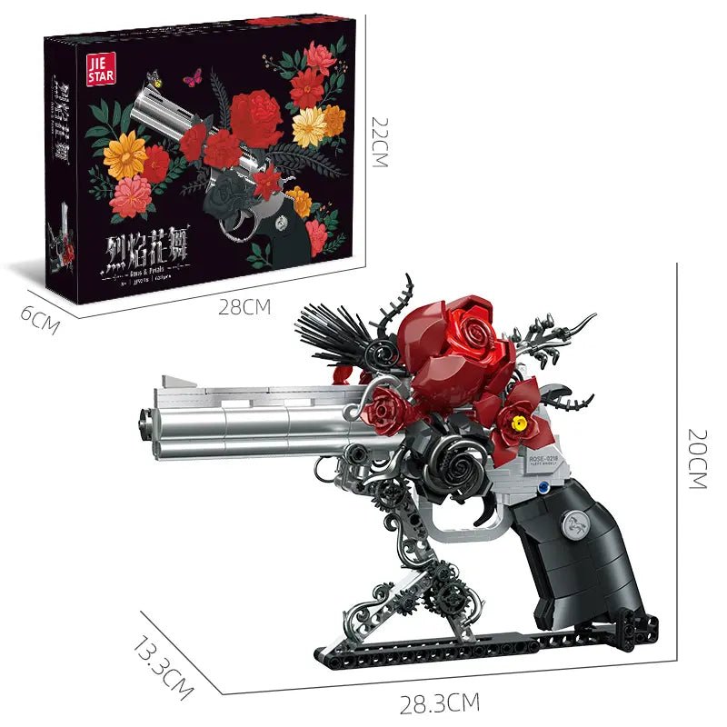 Guns & Roses Building Set Revolver Model Desktop Decoration🔫 - stavogue