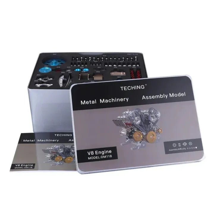 🔥Limited Time 49% OFF⚡ - 8 - Cylinder Full Metal Car Engine Model - stavogue