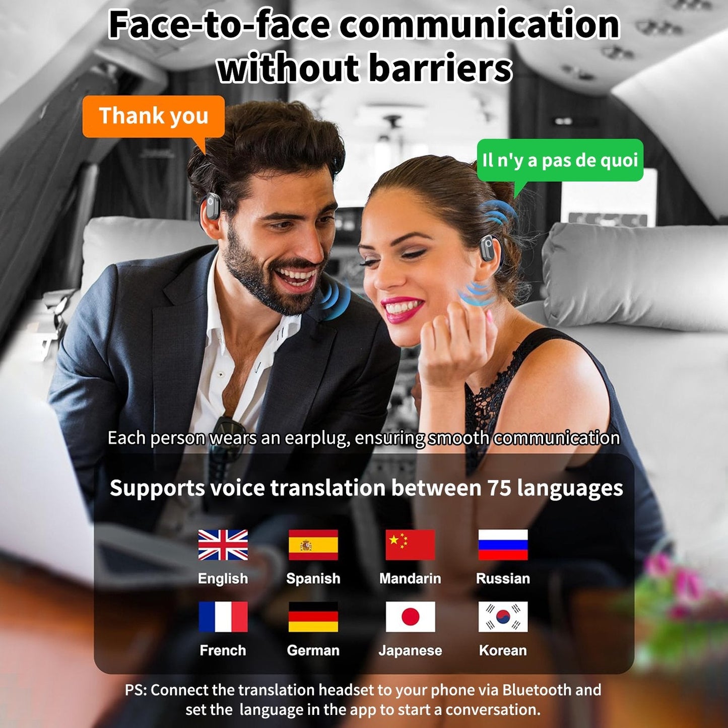 🏆1 Best Seller 🔥AI Translation Wireless OWS Bluetooth5.4 Earphones (Fit iOS & Android) - stavogue