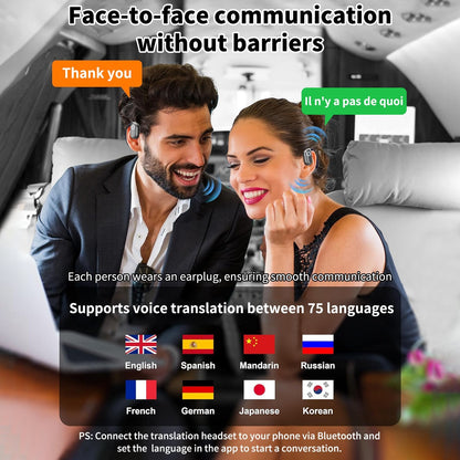 🏆1 Best Seller 🔥AI Translation Wireless OWS Bluetooth5.4 Earphones (Fit iOS & Android) - stavogue