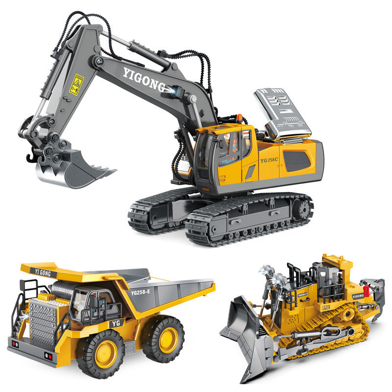 🔥The Best Children's Day Gifts For Kids🎁Hydraulic Full Metal Excavator G308H 1/14 RTR🚜