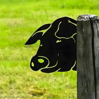 🔥Clearance Sale🔥Funny Farm Peeping Animal Metal Art(Buy 4 Free Shipping)