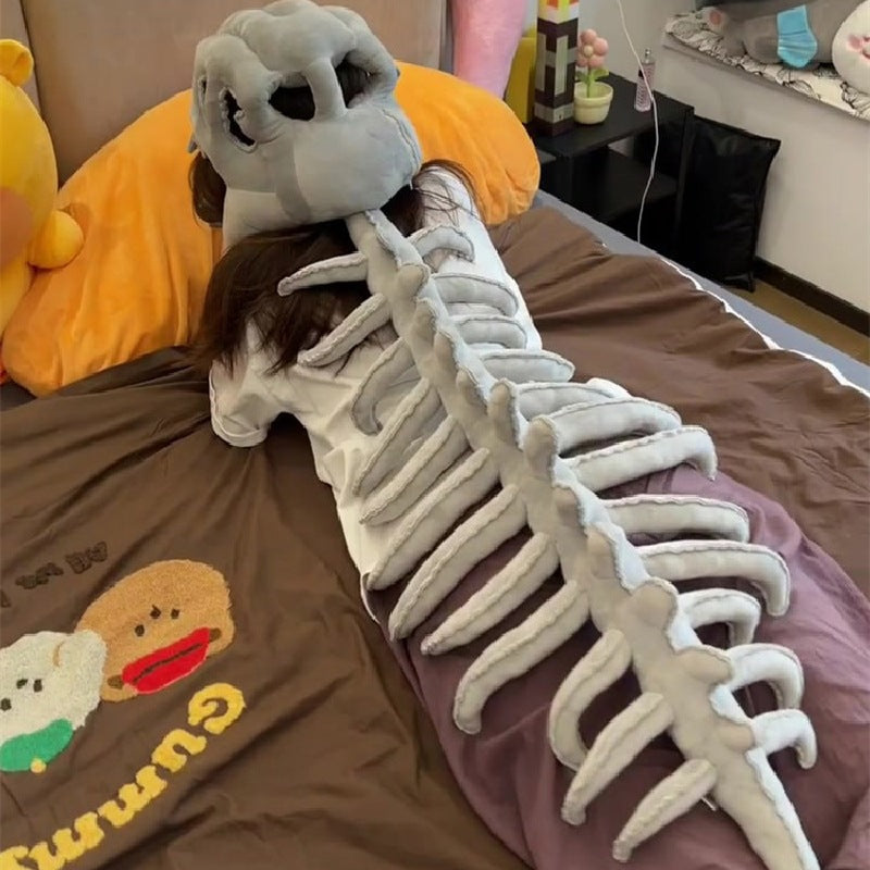 🎉New Year's Sale 50% OFF✨Dinosaur Skeleton Headgear Pillow🦖