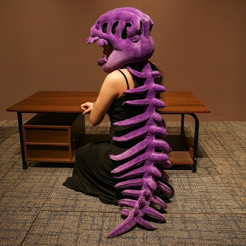 🎉New Year's Sale 50% OFF✨Dinosaur Skeleton Headgear Pillow🦖