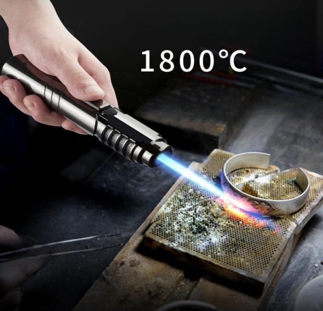 1800° High Temperature Spray Gun Butane Gas Blowtorch Jet Lighter - stavogue