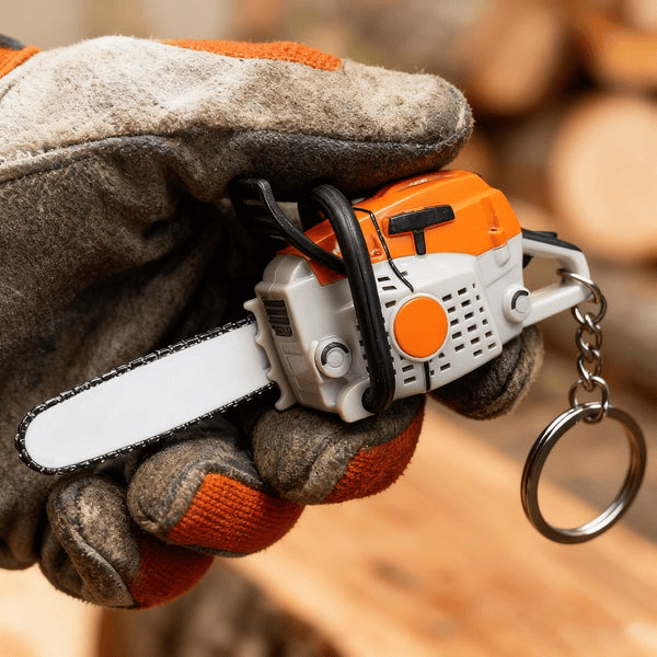 🔥Stihle Battery Operated Chainsaw Keyring🔧