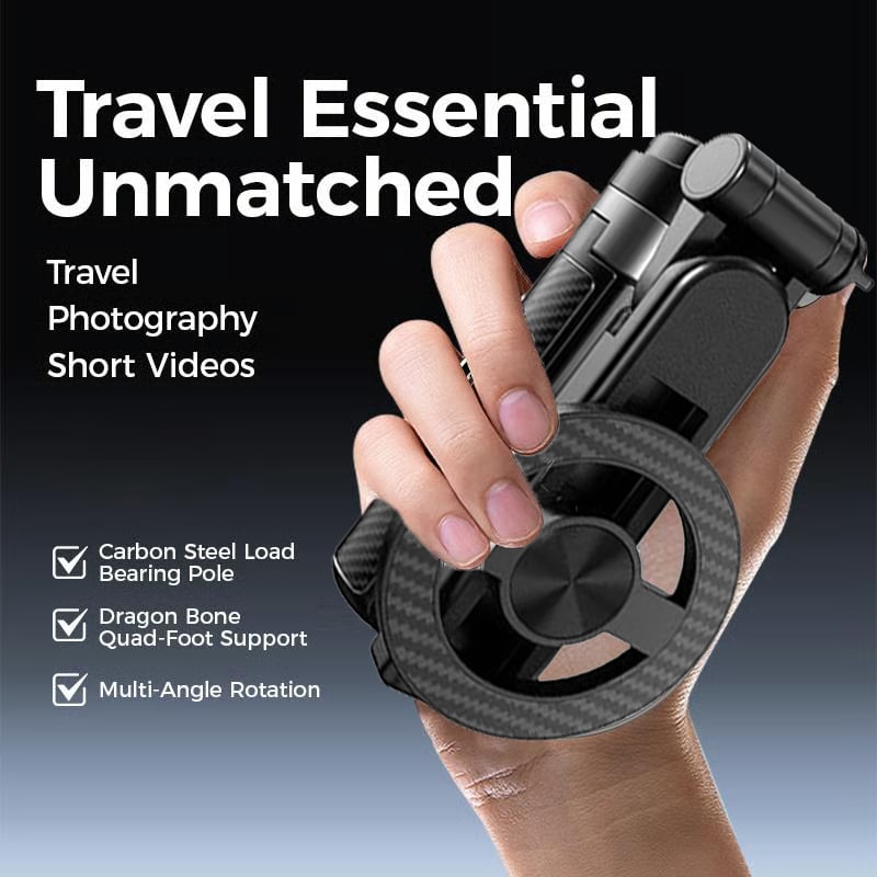 🔥2025 New 4 - in - 1 Multifunctional 360° Rotation Magnetic Selfie Stick - stavogue