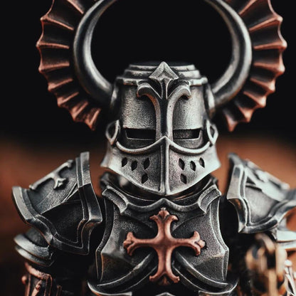 🔥2025 NEW ARRIVAL🔥Medieval Knight Metal Statue (Magnetic Detachable) - stavogue