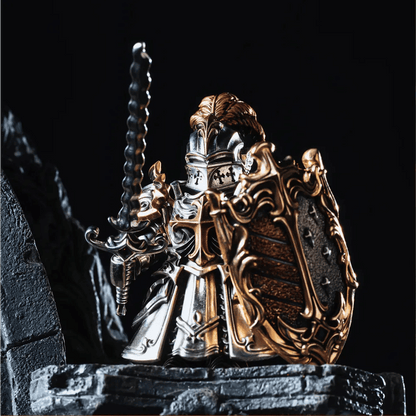 🔥2025 NEW ARRIVAL🔥Medieval Knight Metal Statue (Magnetic Detachable) - stavogue