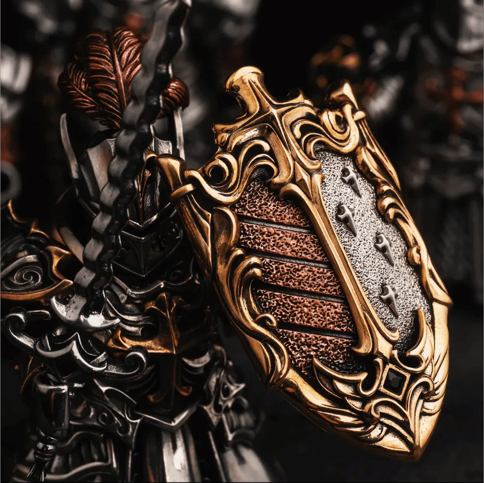 🔥2025 NEW ARRIVAL🔥Medieval Knight Metal Statue (Magnetic Detachable) - stavogue