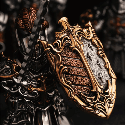 🔥2025 NEW ARRIVAL🔥Medieval Knight Metal Statue (Magnetic Detachable) - stavogue