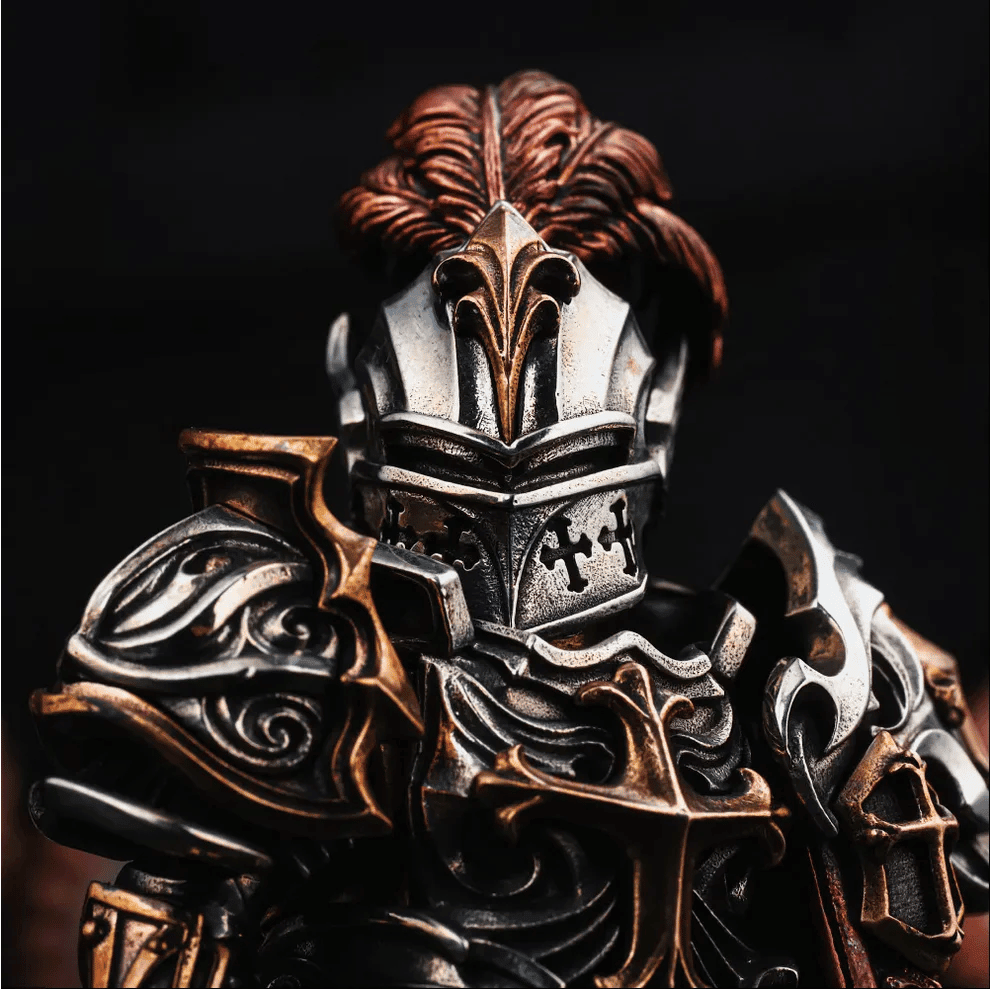 🔥2025 NEW ARRIVAL🔥Medieval Knight Metal Statue (Magnetic Detachable) - stavogue