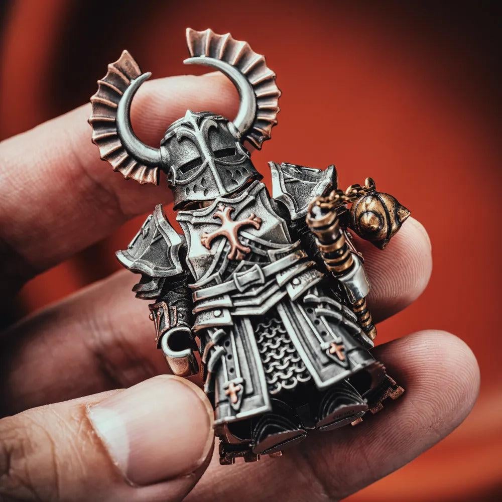 🔥2025 NEW ARRIVAL🔥Medieval Knight Metal Statue (Magnetic Detachable) - stavogue