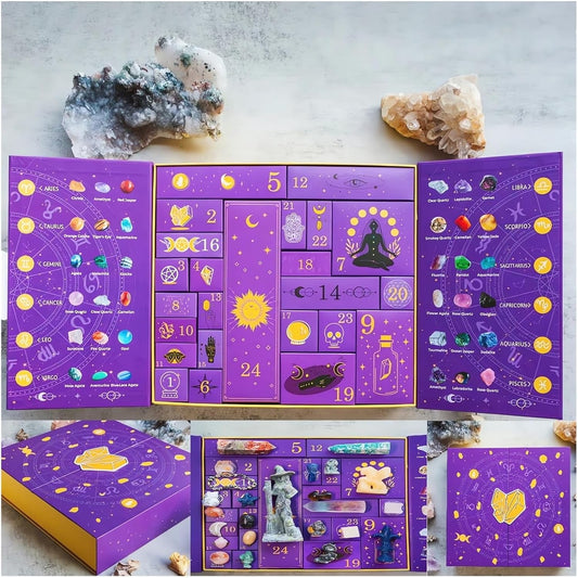 🔥2025 New Release 50% OFF - 🎃Reiki Crystal Halloween Countdown Gift Box🔮The Magic of Healing and Energy Transfer! - stavogue