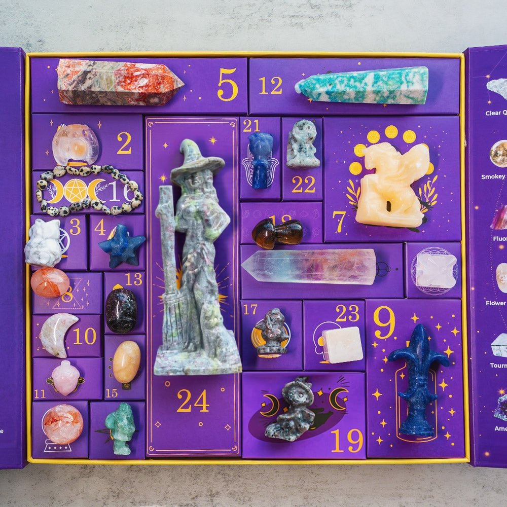 🔥2025 New Release 50% OFF - 🎃Reiki Crystal Halloween Countdown Gift Box🔮The Magic of Healing and Energy Transfer! - stavogue