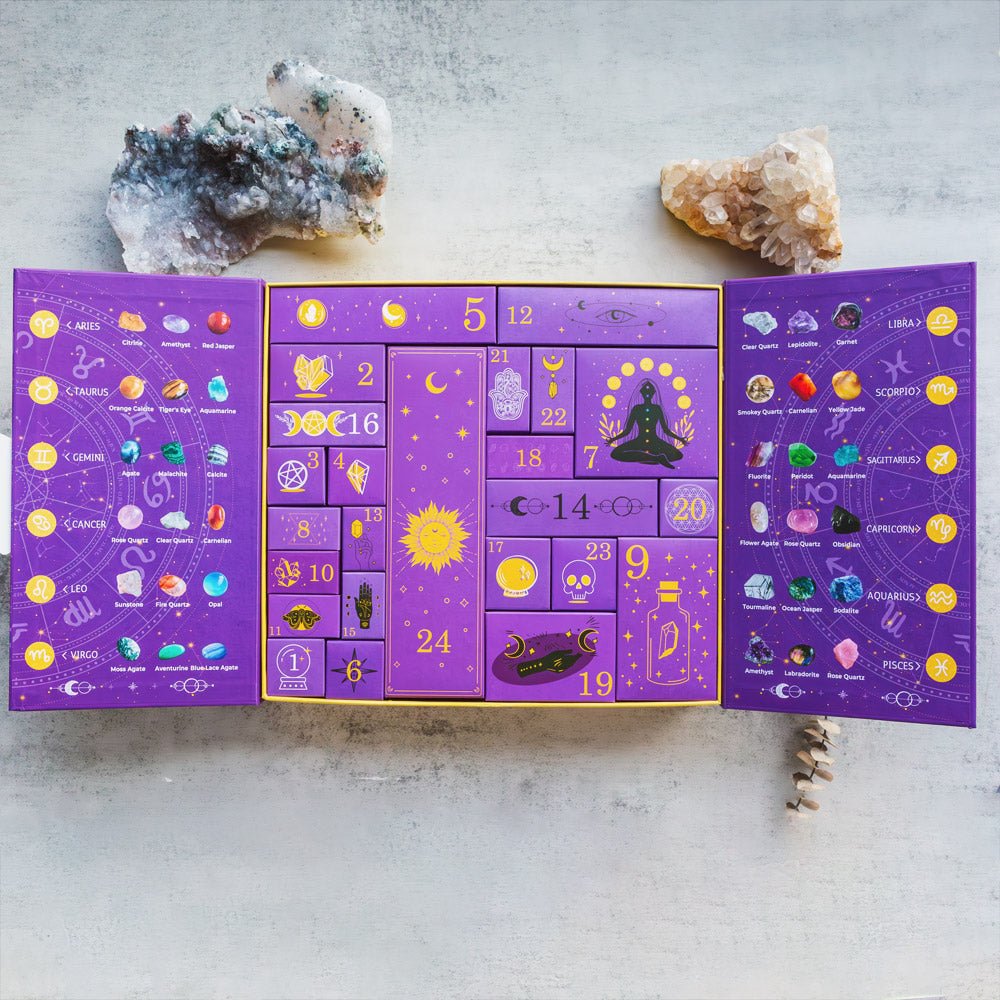 🔥2025 New Release 50% OFF - 🎃Reiki Crystal Halloween Countdown Gift Box🔮The Magic of Healing and Energy Transfer! - stavogue