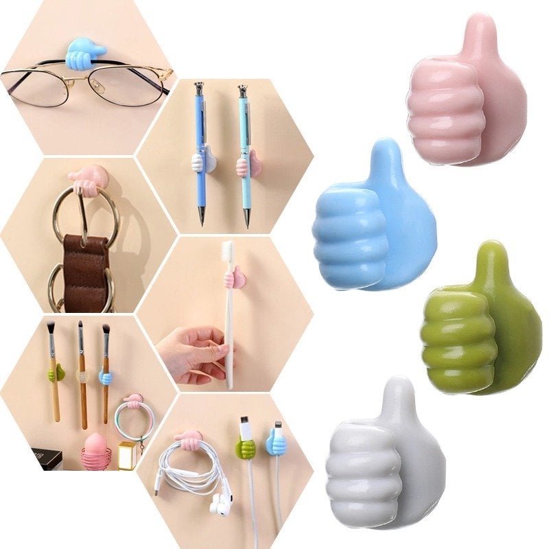 🔥Hot Sale- SAVE 50% OFF🔥10 PCS Set Creative Thumbs Up Wall Hook