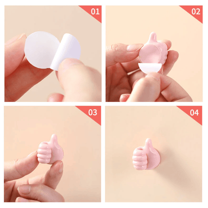 🔥Hot Sale- SAVE 50% OFF🔥10 PCS Set Creative Thumbs Up Wall Hook