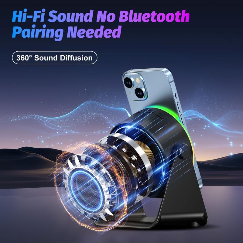 🎁Father's Day Gift-50%OFF🔥4 in 1 Wireless Induction Audio Bluetooth Speaker