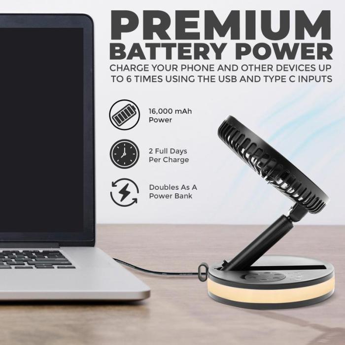 🔥Limited Time 50% OFF⚡Portable Wireless Battery Operated Fan