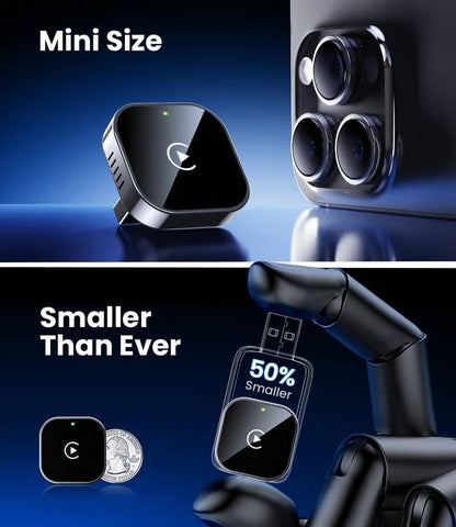 🔥Limited Time 50% OFF⚡Carlikeit 2-in-1 Wireless CarPlay & Android Auto Adapter🚗