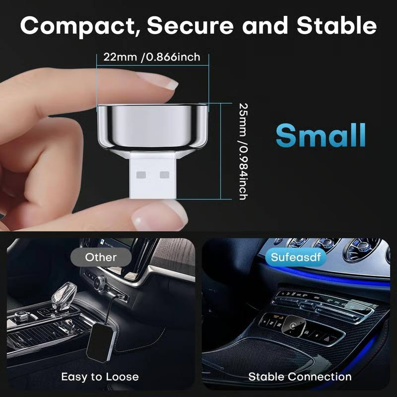 🔥Limited Time 50% OFF⚡Carlikeit 2-in-1 Wireless CarPlay & Android Auto Adapter🚗