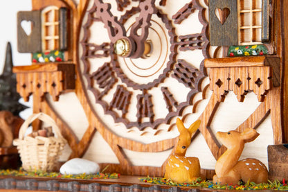 Cuckoo Clock Blackforest Hillside Hut - Quartz Chalet 26cm - Cuckoo-Palace