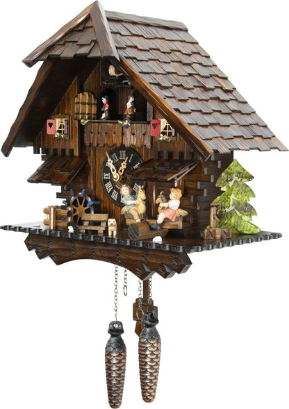 Cuckoo Clock Children's Farm - Quartz Chalet 36cm - Engstler