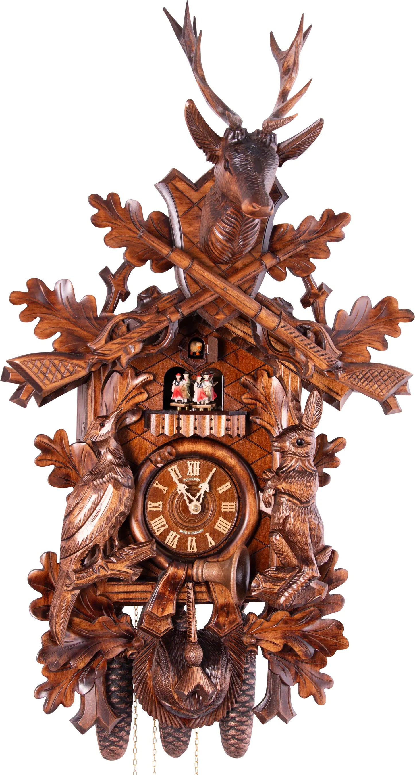 🔥Special Sale 50% OFF🌟Hand Carved-German Black Forest Cuckoo Clock
