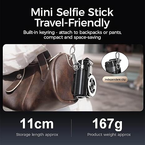 🔥2025 New 4-in-1 Multifunctional 360° Rotation Magnetic Selfie Stick
