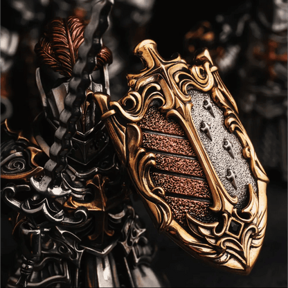 🔥2025 NEW ARRIVAL🔥Medieval Knight Metal Statue (Magnetic Detachable)