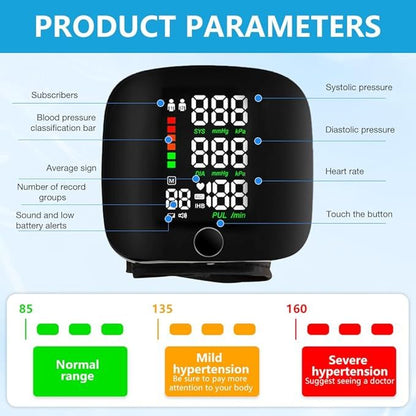 💥Black Friday Hot Sale🔥Wrist Blood Pressure Monitor Led Display（Best Gift For Parents）🎁