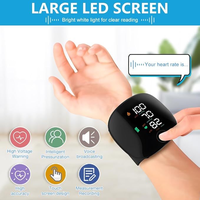 💥Black Friday Hot Sale🔥Wrist Blood Pressure Monitor Led Display（Best Gift For Parents）🎁