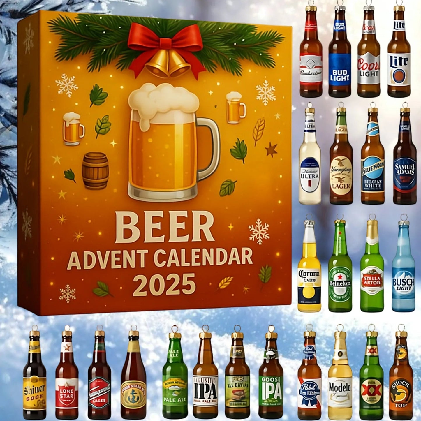 🎅Christmas Hot Sale-50% OFF🎁2025 Whiskey Advent Calendar Blind Box🍾（24 bottles）