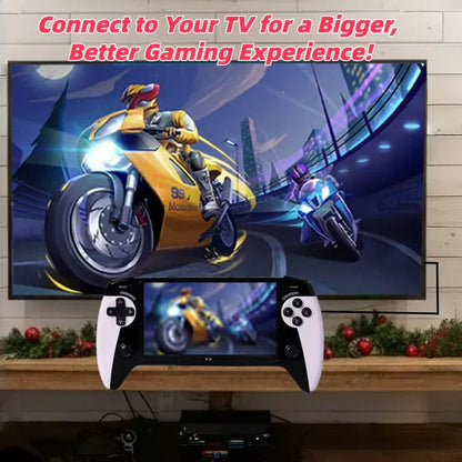 🎮Portable retro game console, ultra-high definition graphics(5000+ games)🕹️