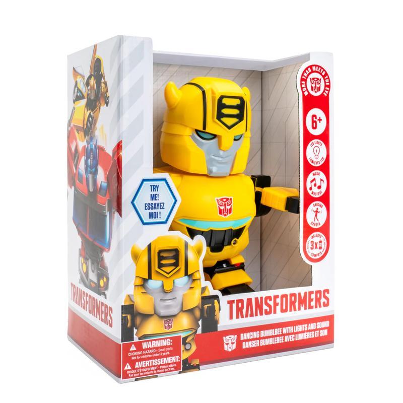 🚒Transformers Dancing Robot Optimus Prime Bumblebee Megatron with Lights and Sound✨