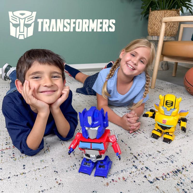 🚒Transformers Dancing Robot Optimus Prime Bumblebee Megatron with Lights and Sound✨