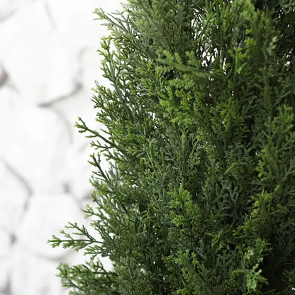 2 PCS Artificial cedar tree, 3FT or 4FT Tall Faux Cedar Tree, UV-Resistant Topiary Trees Artificial Outdoor