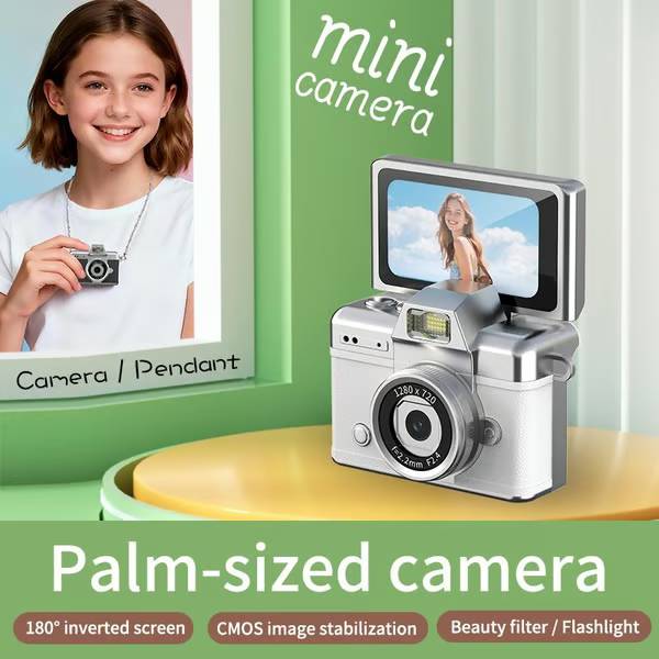 📸Mini 4K Digital Camera with 1.47 in LCD Screen