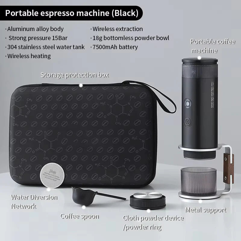 🎉New Year's Sale 50% OFF✨Portable Coffee Maker Espresso Machine With Digital Display Screen☕