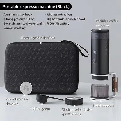 🎉New Year's Sale 50% OFF✨Portable Coffee Maker Espresso Machine With Digital Display Screen☕